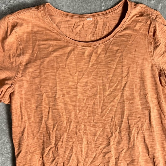 Lululemon T-Shirt Womens S/M Love Crew Short Sleeve Desert Sun Workout Gym Comfy - Picture 5 of 7